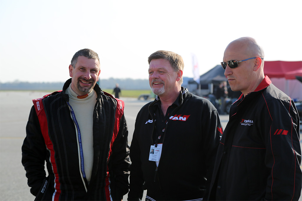 Jakob Borum, Allan Osbech og Mark Williams
(Foto: Motorsporten.dk)